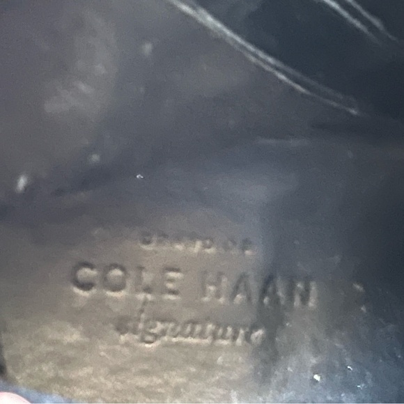 Cole Haan Rhinecliff Ankle Boot Buckle Black Leather Zip Bootie Womens Size 10B - Picture 7 of 12